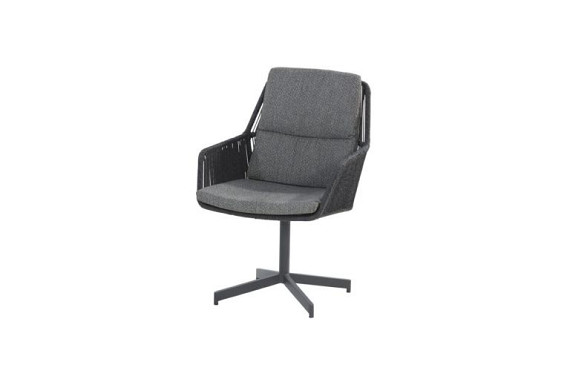 Primavera dining chair Anthracite with 2 cushions Anthracite - Showroommodel OP=OP afbeelding 3