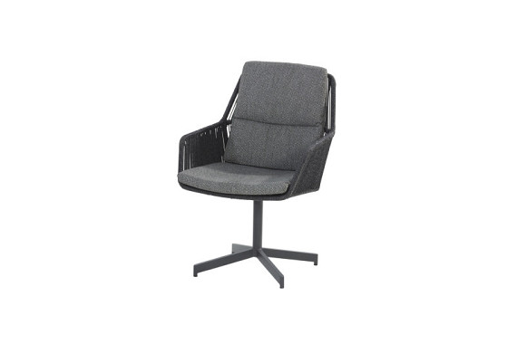 Primavera dining chair Anthracite with 2 cushions Anthracite - Showroommodel OP=OP