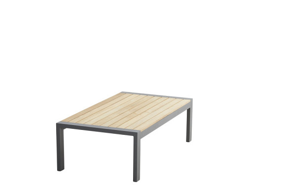 Ginger coffee table Anthracite teak 120 X 64,5 X 37 cm. Anthracite - Showroommodel OP=OP afbeelding 2