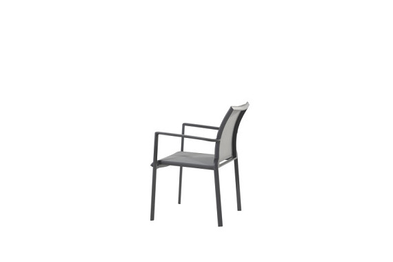Melbourne stacking chair Anthracite Anthracite afbeelding 2