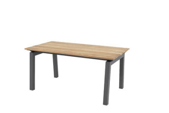 Salix high coffee table teak anthracite 120 X 64 X 55 cm Anthracite - Showroommodel OP=OP